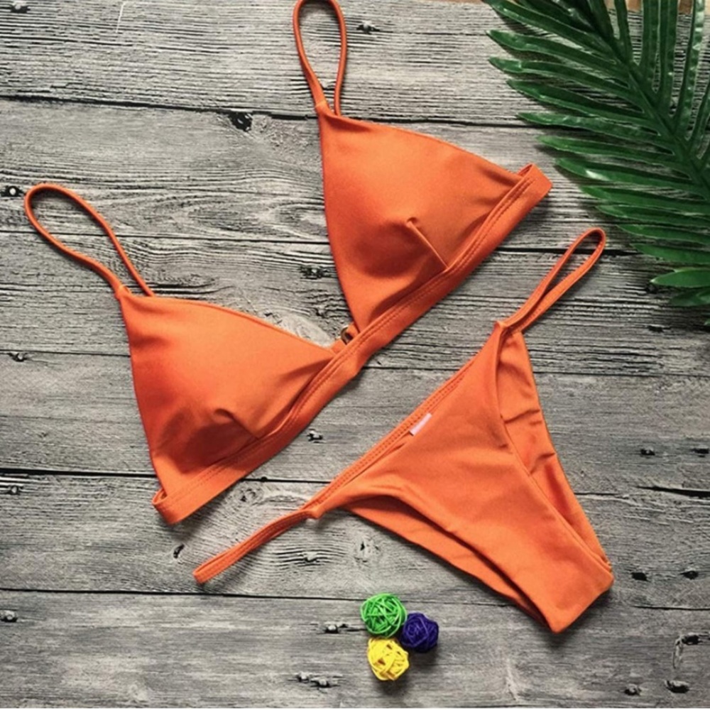 Stanlice Burnt Orange Bikini